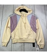 BlankNYC XS Good Lookin Patchwork Hoodie Sweatshirt Jacket New Women - $548.16 MXN