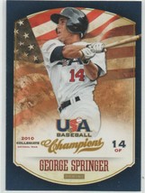 2013 Panini USA Baseball #112 George Springer Houston Astros ⚾ - $0.94