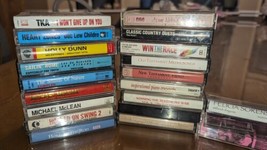 Set Of 20 Cassette Tapes, TKA, Religious, Christmas, Country, Plus Empty Cases - £11.87 GBP