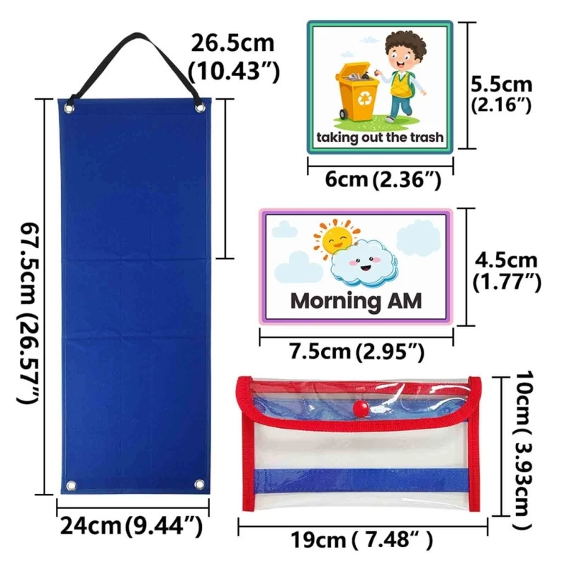 Play Daily Visual Schedule for Play Chore Chart Week Schedule for Play Toddlers  - £47.96 GBP