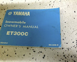 1978 Yamaha ET300C Et 300C Propriétaires Atelier Service Repair Manuel O... - $29.99
