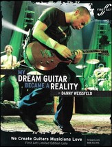 Danny Weissfeld (Kelly Clarkson band) 2006 LTD First Act Lola guitar ad print - £3.38 GBP