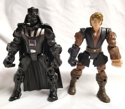 Hasbro Star Wars Hero Mashers Anakin Skywalker &amp; Darth Vader Action Figures - £7.18 GBP