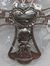 Jesus Loves Me Praying Little Girl Ornament - £18.55 GBP