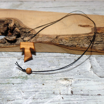 Tau Cross of St. Francis of Assisi Crucifix made of olive wood  N°2 - £5.59 GBP