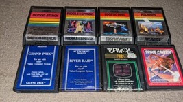 Lot Of 8 Atari 2600 Games IMAGIC/ACTIVISION/CBS River Raid,Grand Prix,Cosmic Ark - £35.80 GBP