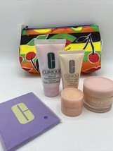 Clinique : Bag. Mirror, Moisture Surge, mask, foaming cleanser, all about eyes, - $19.79