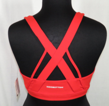 Wodbottom Red Strappy Active Yoga Sports Bra Size XL - $9.99