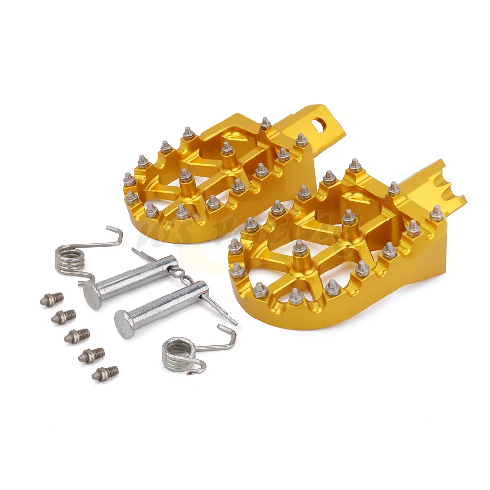 Motorcycle CNC Foot Pegs Pedals Rest Footpeg   CRF XR 50 70 110 Chinese Pit Bike - £167.92 GBP