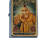 Vintage Freak Show Poster D2 Flip Top Dual Torch Lighter Wind Resistant - $16.78
