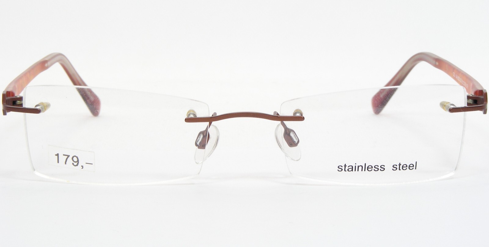 Vintage OU 04.835.03 Mat Marron Unique Rare Lunettes 51-19-138mm Item image 4
