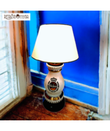 Lampada da tavolo anni &#39;70 WARSTEINER in ceramica effetto cracklè con im... - $4,772.65 MXN