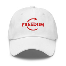 Red Freedom Republican Cap: Patriotic Arrow Design, USA Conservative Hat  - $30.00