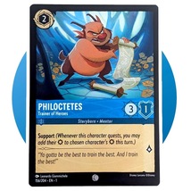 Hercules Disney Lorcana Card: Philoctetes Trainer of Heroes 156/204 - £1.49 GBP