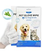 YUVEXAHOO Dog Wipes Extra Thick Deodorizing 6 PCS Blue Pack Pet Care Travel - $53.22 MXN