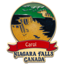 Niagara Falls Canada souvenir fridge magnet glitter personalized name CA... - £6.96 GBP