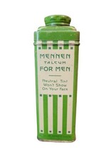 Vintage Mennen Talcum For Men Tin Shaving Powder  - $22.00