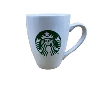 Starbucks Logo Siren Mermaid White Coffee Mug Tea Cup 16 oz Vtg 2011 2 Tail - £11.86 GBP