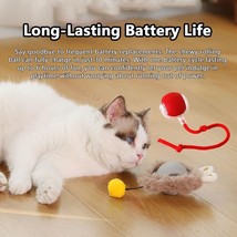 New Design 360° Smart Automatic Interactive Dog Smart Ball Toy Interactive Cat T - £8.04 GBP