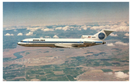 Pan American World Airways Boeing 727 221A Airplane Postcard - £7.73 GBP