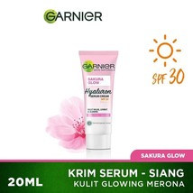 GARNIER Sakura Glow Serum Day Cream SPF30 P+++ - £25.69 GBP