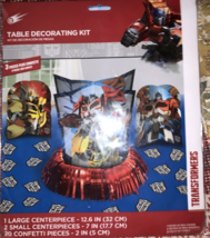 Transformers Birthda￼y Party Table 23 Piece Decoration Kit - £16.19 GBP