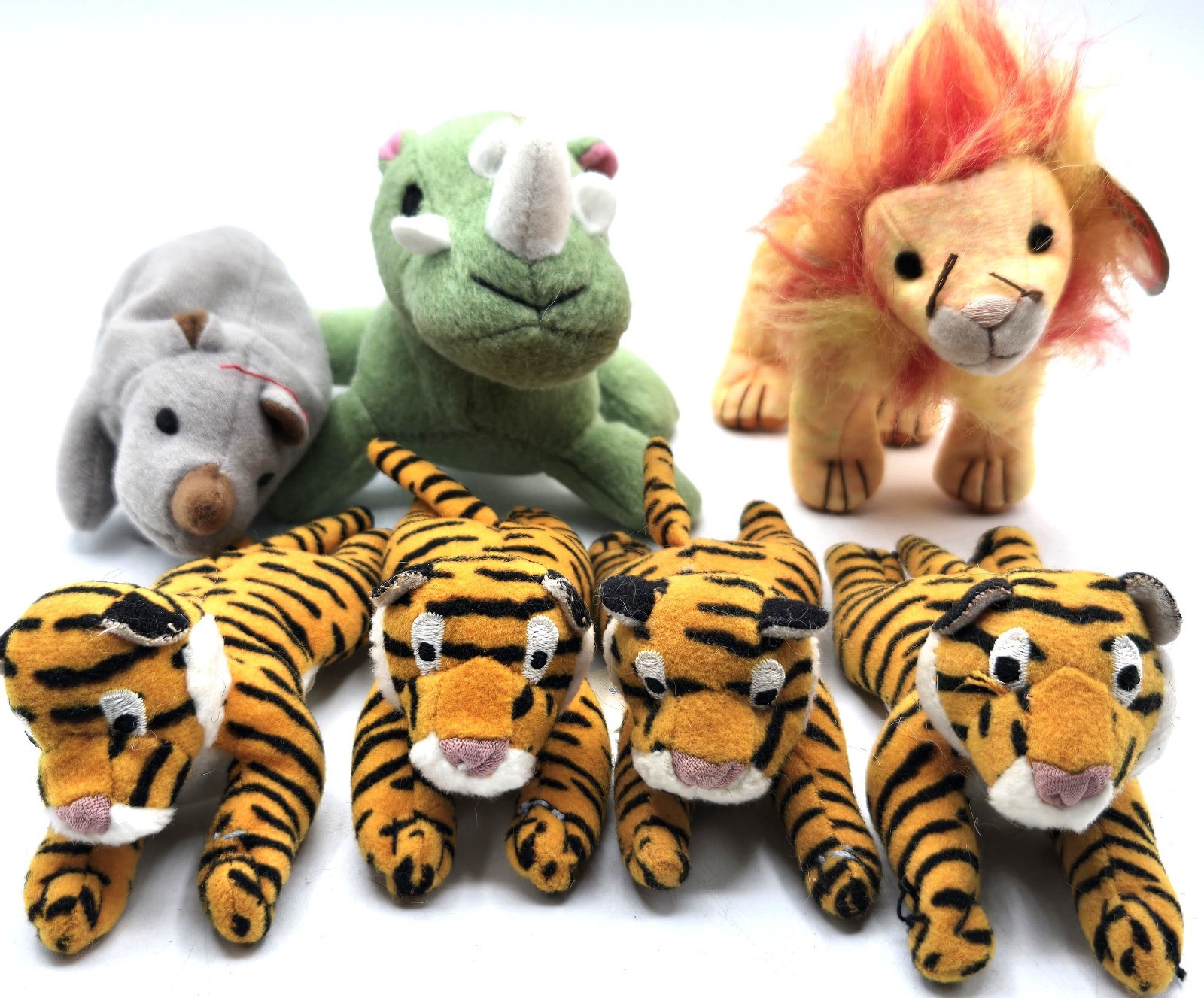 7 Lions & Tigers & Hippos O MY Ty Beanie Babies & retired Toys R Us Item image 2