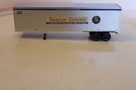 HO Scale Athearn, 40&#39; Semi Truck Trailer, C&amp;O Service, Silver, Built - £18.17 GBP