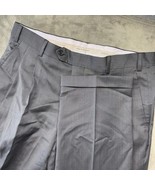 Kirkland Signature Men&#39;s Gray Wool Dress Pants Pleated Made in Italy 36x32 - $749.69 MXN