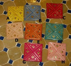 Moroccan Leather Coin Purse | Leather Coin Wallet | Moroccan folding coi... - $9.50