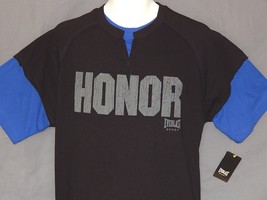 Men&#39;s Everlast Honor T-Shirt Size Medium NEW Vintage Twofer Boxing Shirt... - £15.63 GBP