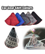 Manual Gear Stick Shift Knob Boot Cover Hyper Fabric Racing MT/AT Stitches - $264.80 MXN