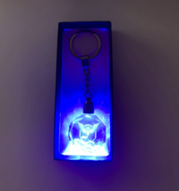 1 Team Mystic 3D Crystal LED Night Light Keychain Color Toy Night Light ... - £9.84 GBP