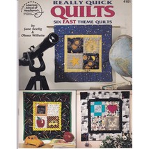 Vintage Quilt Patterns, Really Quick Quilts by Jane Seelig and Ohma Will... - $11.65