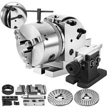 BS-0 Semi 5&quot; Indexing Spiral Dividing Head 3-Jaw Chuck Tailstock For CNC... - $336.99