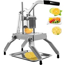 VEVOR Commercial Vegetable Fruit Dicer 1/4&quot; Blade Onion Cutter Heavy Duty Stainl - £147.97 GBP