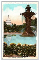 Bartholdi Fountain In Winter Washington  DC UNP WB Postcard Z10 - £1.54 GBP