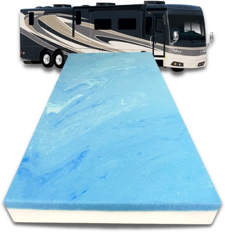 FoamRush 6-Inch Bunk (30&quot; x 80&quot;) Mattress Cooling Gel Memory Foam RV Mat... - $194.99
