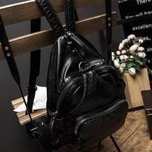 DDWB003 Brand Leather Schoolbag Female BackpaWomen Preppy Style High Qua... - £44.60 GBP