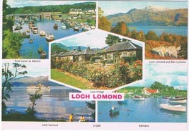 United Kingdom UK Scotland Postcard Loch Lomond Multi View Balmaha River Leven - £1.69 GBP