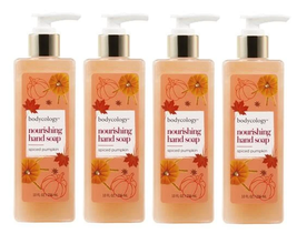 (4 Pack) Bodycology Spiced Pumpkin Nourishing Hand Soap With Shea Butter 10 Oz - $22.76