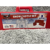 Flexible Flyer Snow &amp; Sand Fort Building Kit with Block Brick and Castle Molds - £7.75 GBP