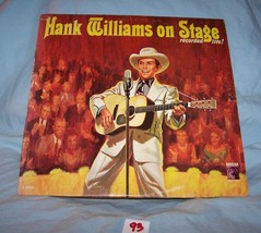 Hank Williams-On Stage Recorded Live-Record Album-MGM-Lot 93 - £15.89 GBP