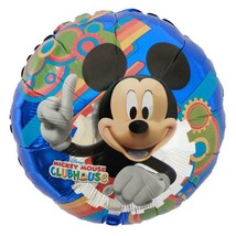 Mickey Clubhouse Playtime Round Foil Mylar Balloon 1 Ct Party Supplies 18&quot; New - £2.60 GBP