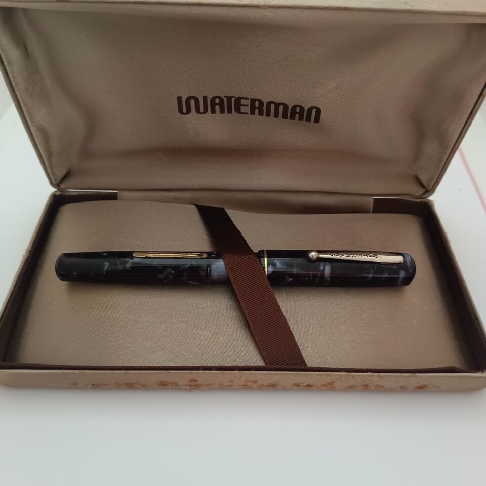 Waterman Junior Blue Fountain Pen with  Lever Filler Made in England - $127.61