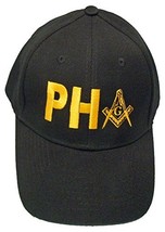 Buy Caps and Hats Prince Hall Mason, Baseball Cap, Freemason Masonic Lodge, Blac - £10.38 GBP