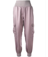 Cinq A Sept Giles Violet Grey Cupro Jogger  Pants for Women SZ S NEW $268 - $143.20