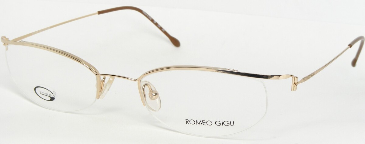 Romeo Gigli RG30303 Gold Brille Metall Rahmen RG303 51-19-130mm Italien - $100.92