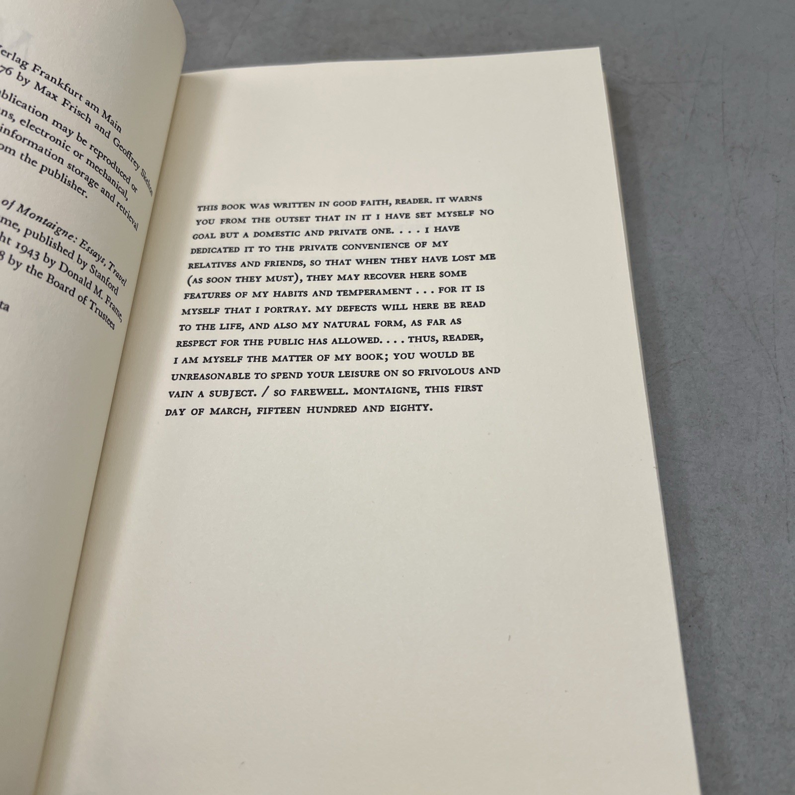 Montauk by Max Frisch (1976) 1st/1st Edition Hardcover Novel Item image 12