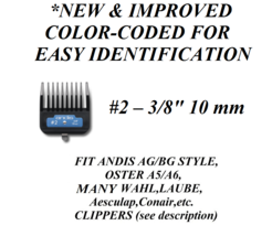 Andis 3/8&quot;Premium Metal Clip Blade Guide Attachment Comb*Fit Agc,Smc,Agr Clipper - £7.90 GBP